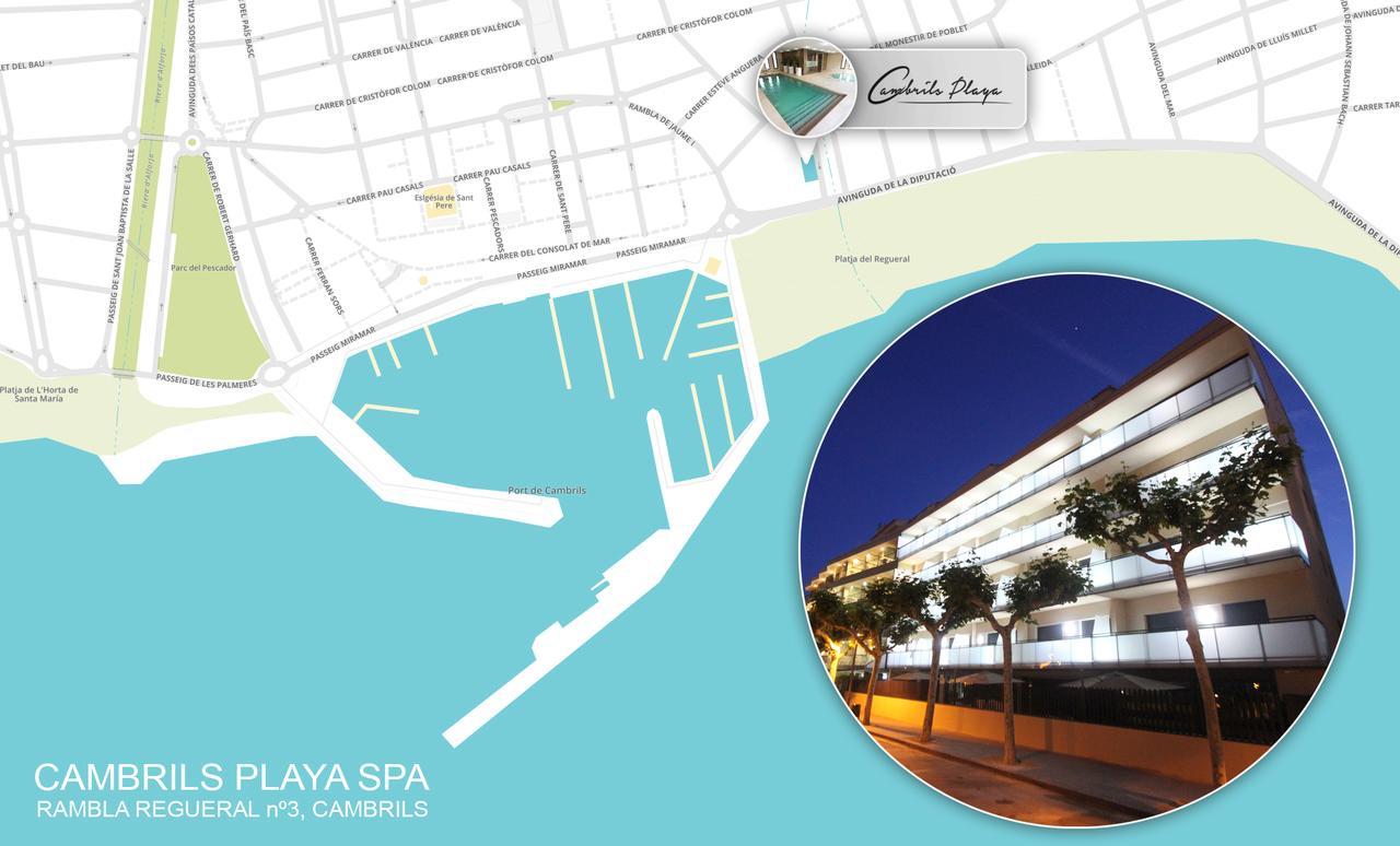 Apartamentos Cambrils Playa Spa Kültér fotó